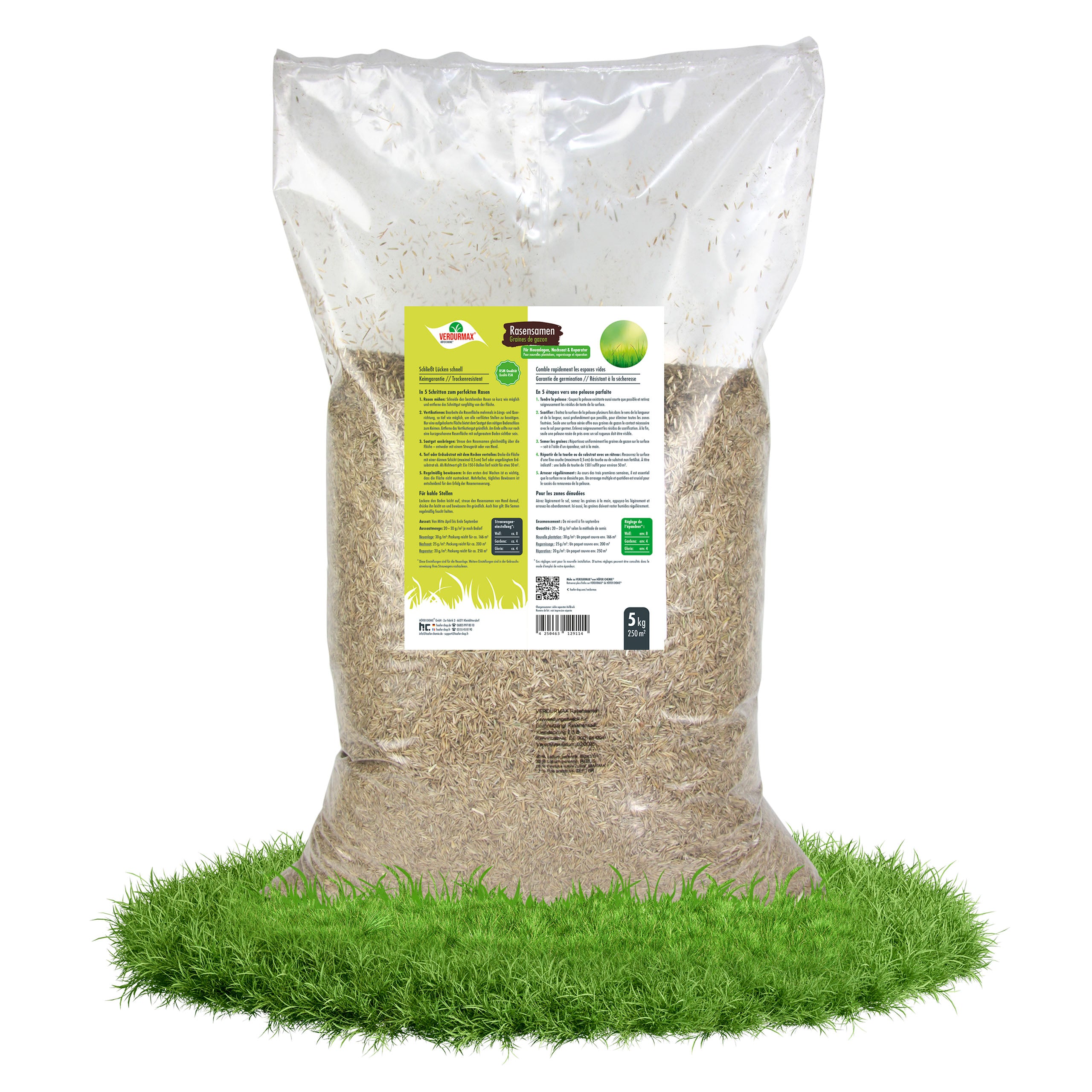 5 kg VERDURMAX® Rasensamen– Höfer Chemie GmbH