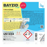 7 kg BAYZID® pH Plus flüssig für Pools in handlichen Kanistern - Höfer Chemie GmbH