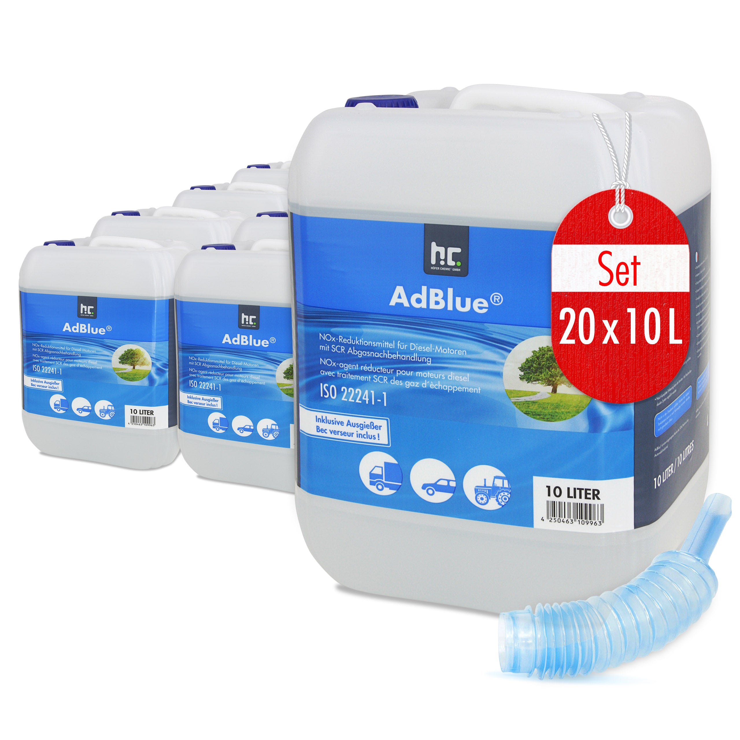 10 L AdBlue® Harnstofflösung in Kanister– Höfer Chemie GmbH