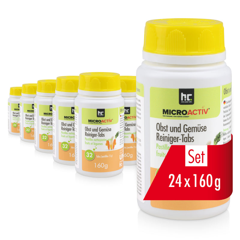 160 g Microactiv® Obst & Gemüse Reiniger Tabs