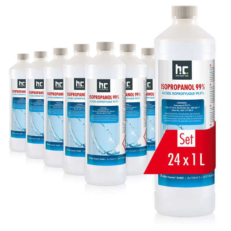 1 L Höfer Chemie® Isopropanol 99,9% in flessen