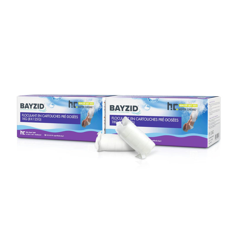 1 kg BAYZID® Flockkartusche für Pools - Höfer Chemie GmbH