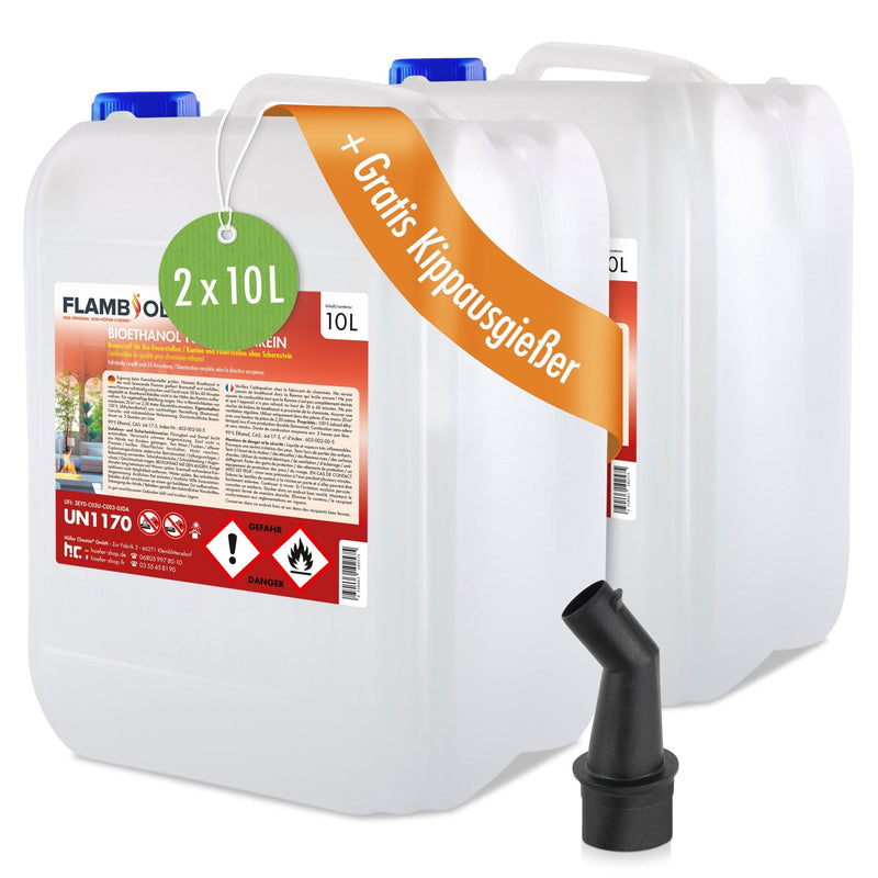 10 L FLAMBIOL® Bioethanol 100% Hochrein in Kanister - Höfer Chemie GmbH