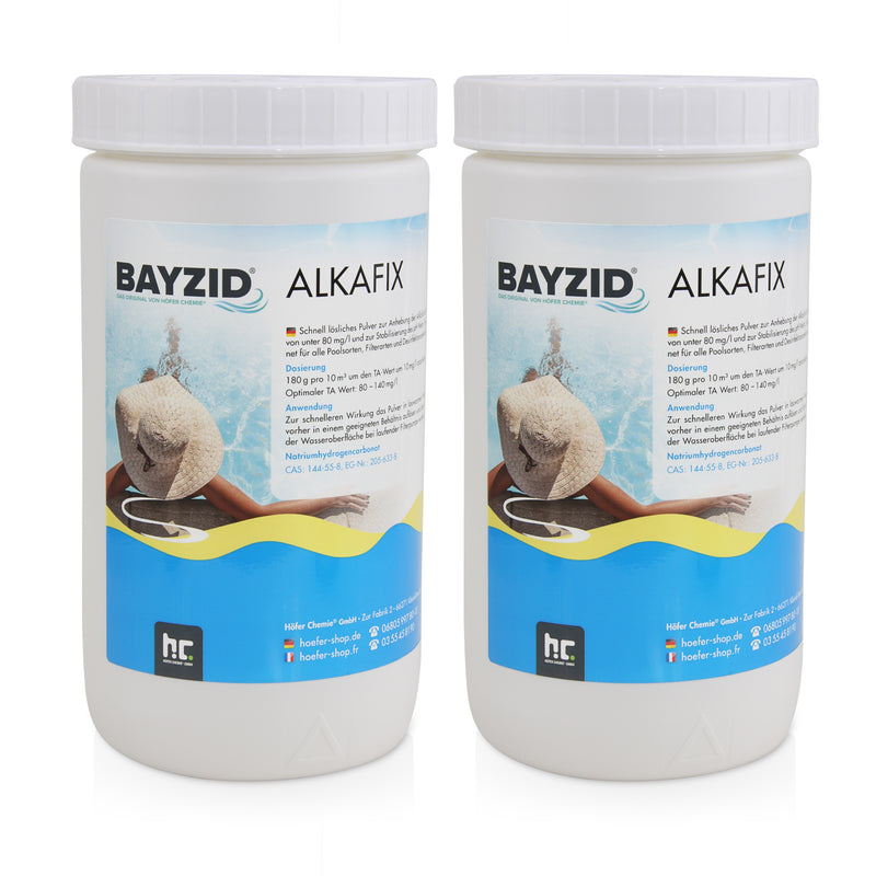 1 kg BAYZID® Alkafix om de alkaliteit (TA) te verhogen