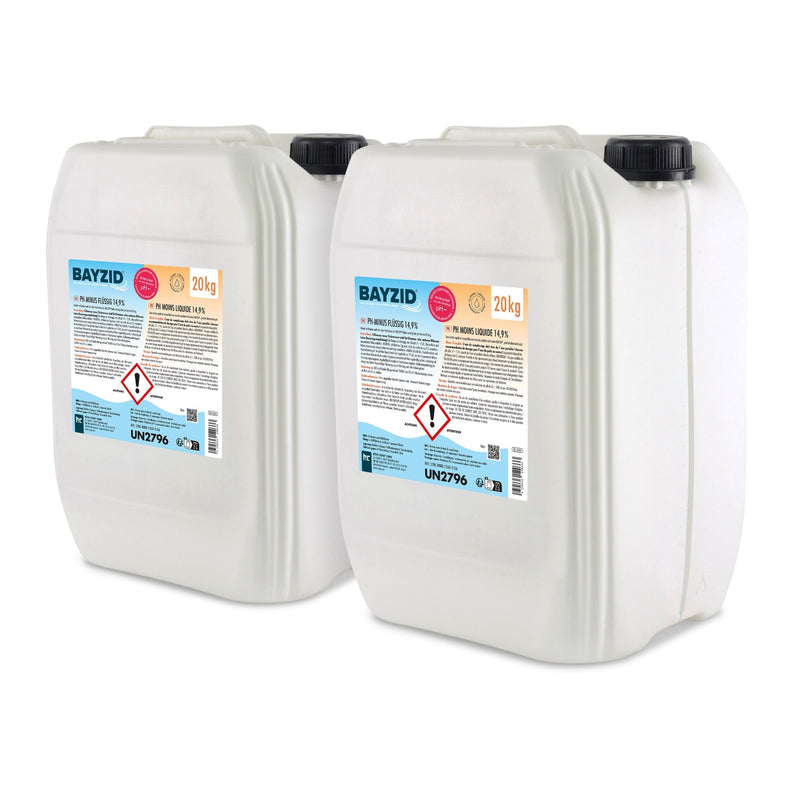 20 kg BAYZID® pH Minus flüssig 14,9% in Kanister - Höfer Chemie GmbH