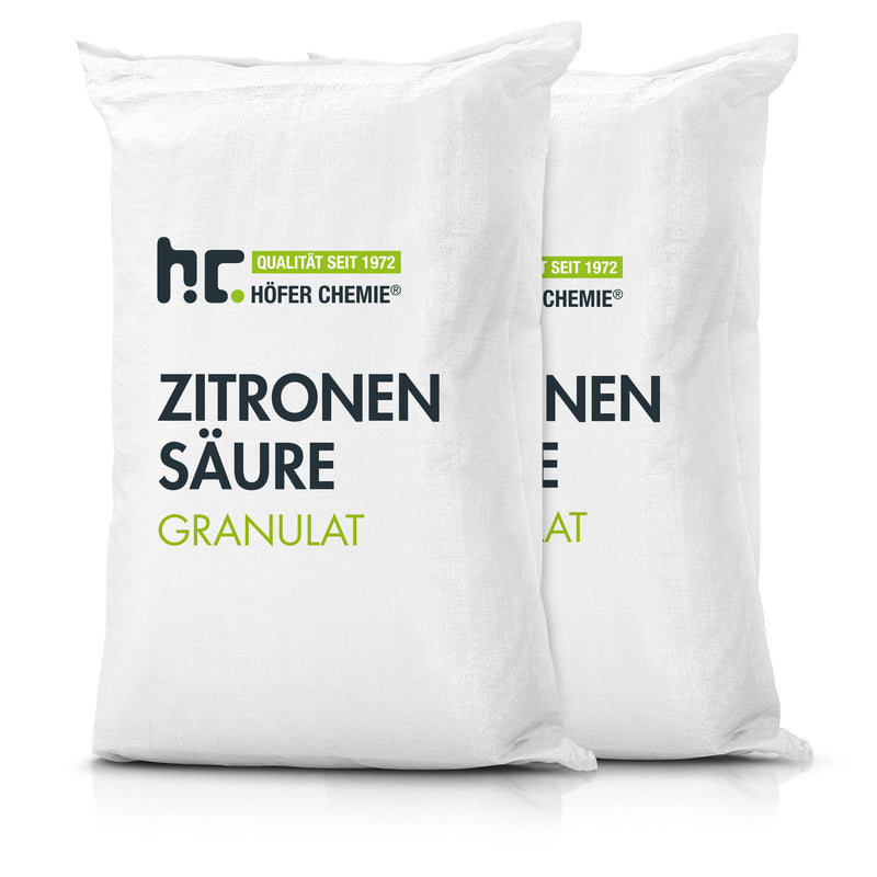 25 kg Zitronensäure Granulat in Lebensmittelqualität