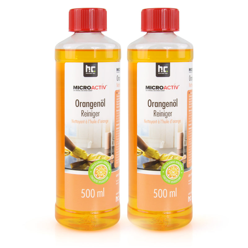 500 ml Microactiv® Orangenöl Reiniger Konzentrat in Flasche