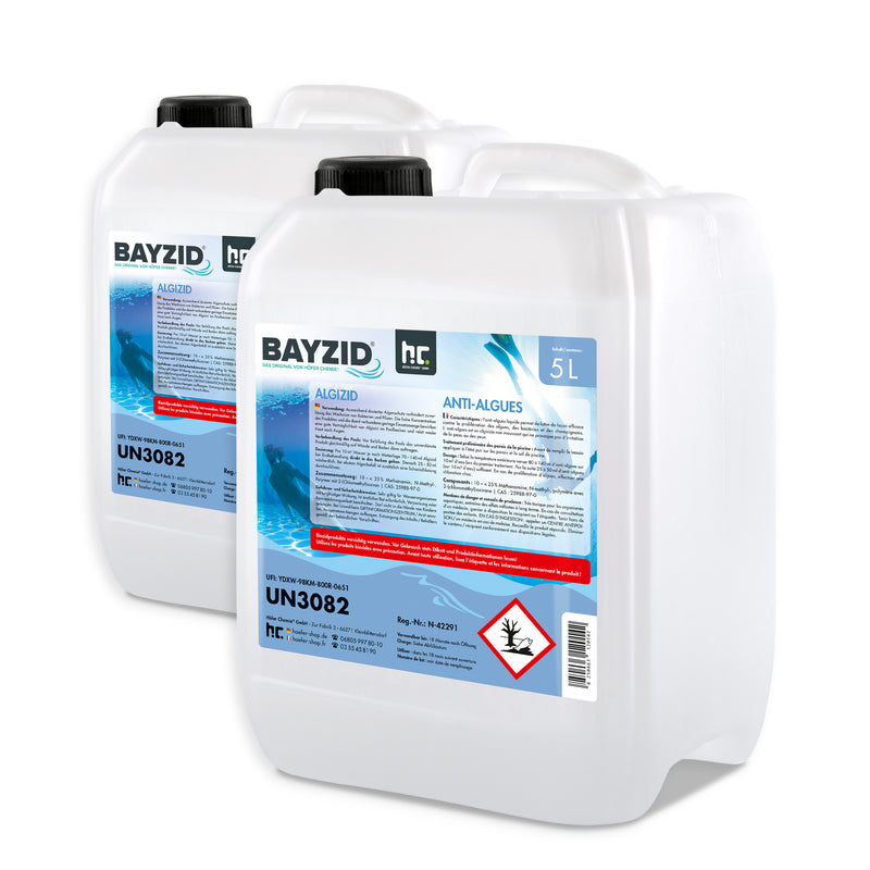 Anti-algues BAYZID® en bidon de 5 L