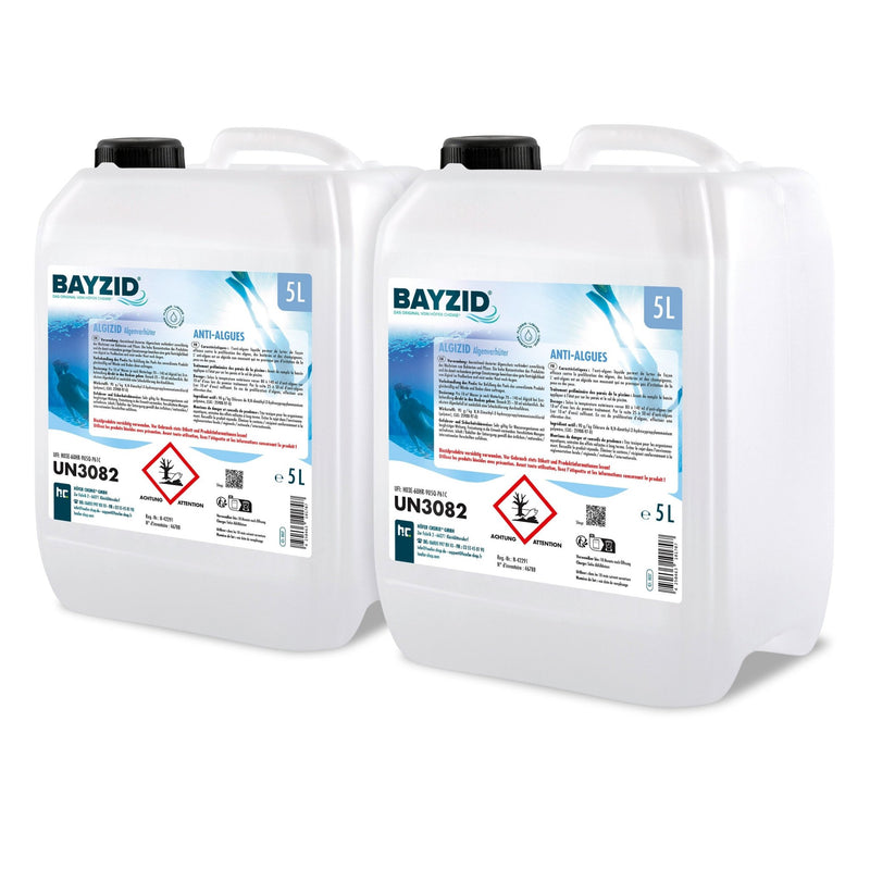 5 L BAYZID® Algizid Algenverhütung für Pools im Kanister - Höfer Chemie GmbH