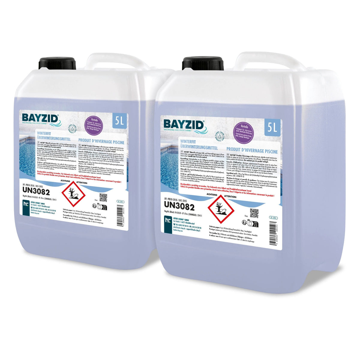 5 L BAYZID® Winterfit Überwinterungsmittel für Pools in Kanister - Höfer Chemie GmbH