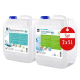 Set 5L Propyleenglycol 99,5% + 5L Glycerine 99,5%