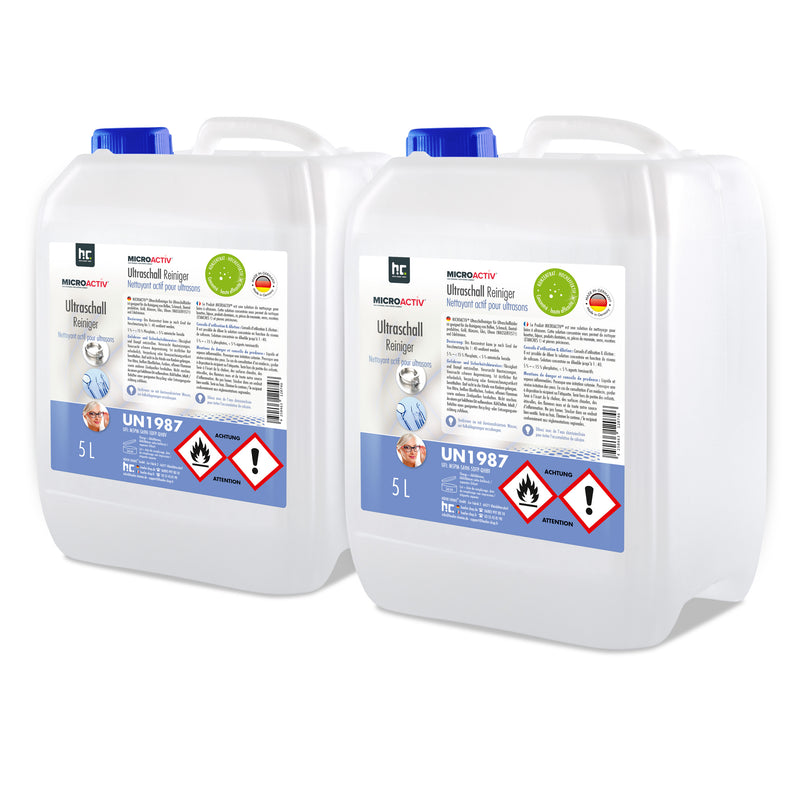 Produit detergent ultrason Microactiv® en bidon de 5 L