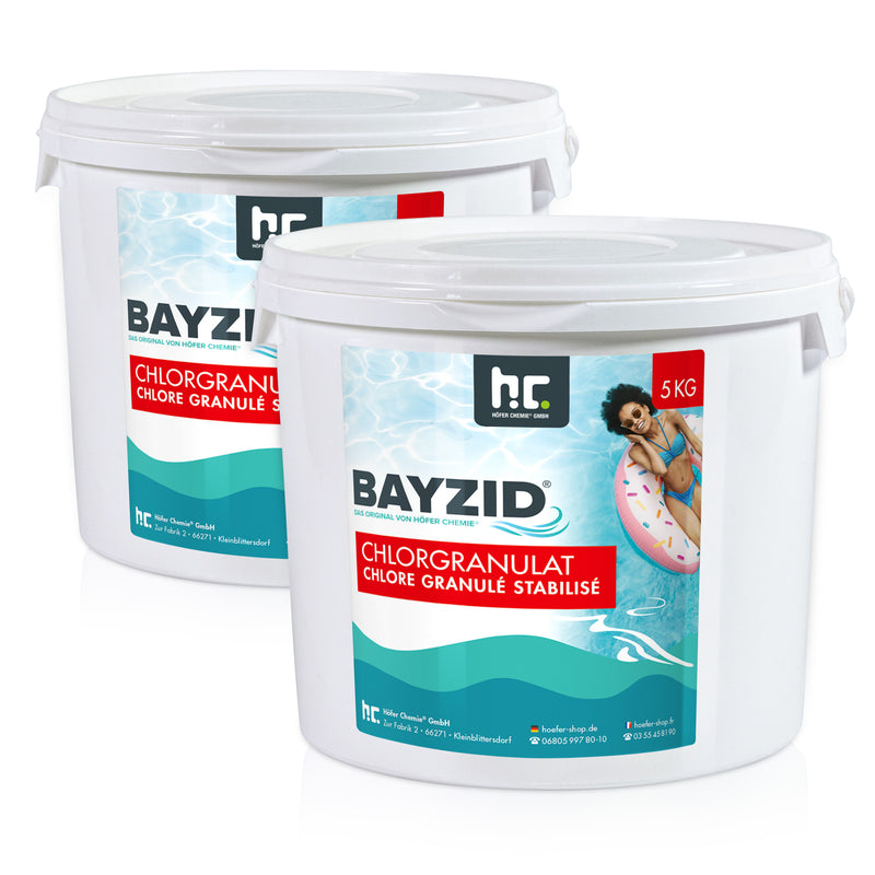 5 kg BAYZID® Chlorgranulat für Pools