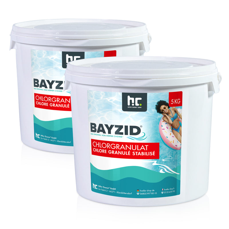 5 kg BAYZID® Chlorgranulat für Pools