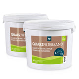 5 kg Premium Quarzsand Filtersand 0,71 - 1,25 mm - Höfer Chemie GmbH