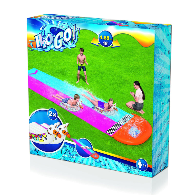 H2OGO!™ Double toboggan aquatique Llama Rama