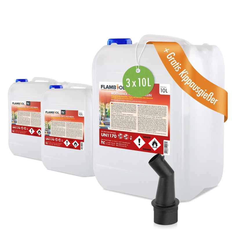 10 L FLAMBIOL® Bioethanol 100% Hochrein in Kanister - Höfer Chemie GmbH