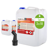 10 L FLAMBIOL® bio-ethanol 100% hoge zuiverheid in jerrycan