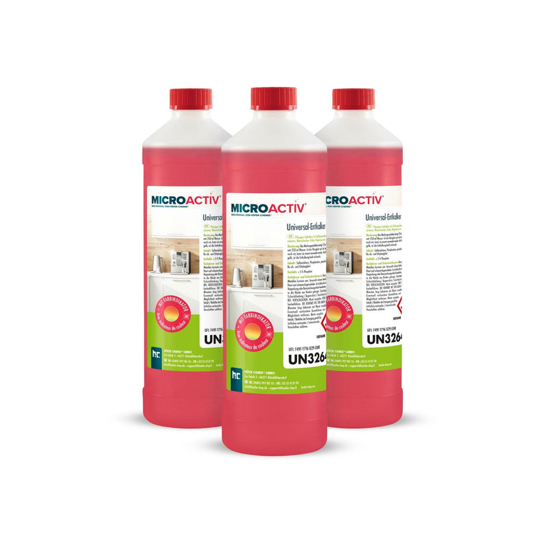 1 L Microactiv® Universal Entkalker mit Farbindikator - Höfer Chemie GmbH