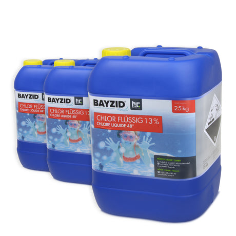 Chlore liquide 48° Bayzid® en bidon de 25 KG (20L)