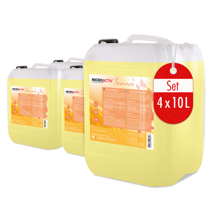 10 L Microactiv® wasverzachter Zomer in jerrycan