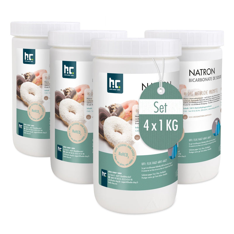 1 kg Höfer Chemie® Natron Backsoda Natriumhydrogencarbonat in Lebensmittelqualität - Höfer Chemie GmbH