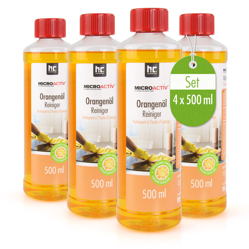 500 ml Microactiv® sinaasappelolie reinigingsconcentraat in fles