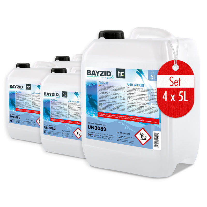 5 L BAYZID® Algizid Algenverhütung für Pools im Kanister