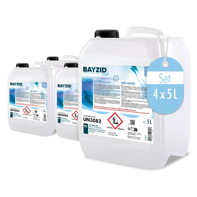 5 L BAYZID® Algizid Algenverhütung für Pools im Kanister - Höfer Chemie GmbH