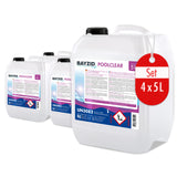 5 L BAYZID® Poolclear - Trübungsbeseitigung für Pool-Filter mit Kartuschen & Filterballs