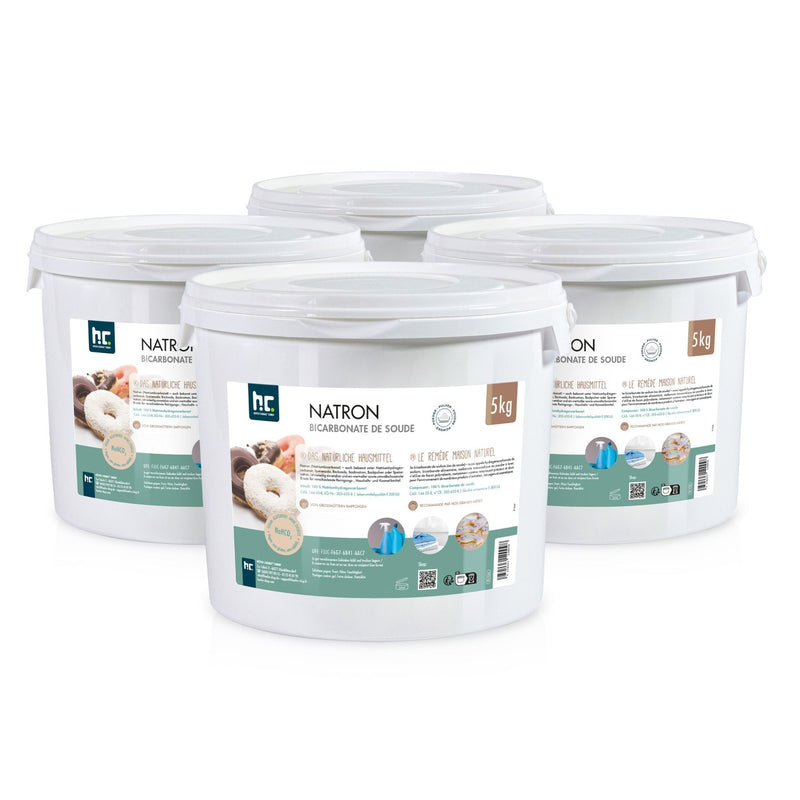 5 kg Natron Backsoda Natriumhydrogencarbonat in Lebensmittelqualität - Höfer Chemie GmbH
