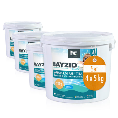 5 kg BAYZID® 2-Phasen-Multitabs 200g 6in1 im Eimer