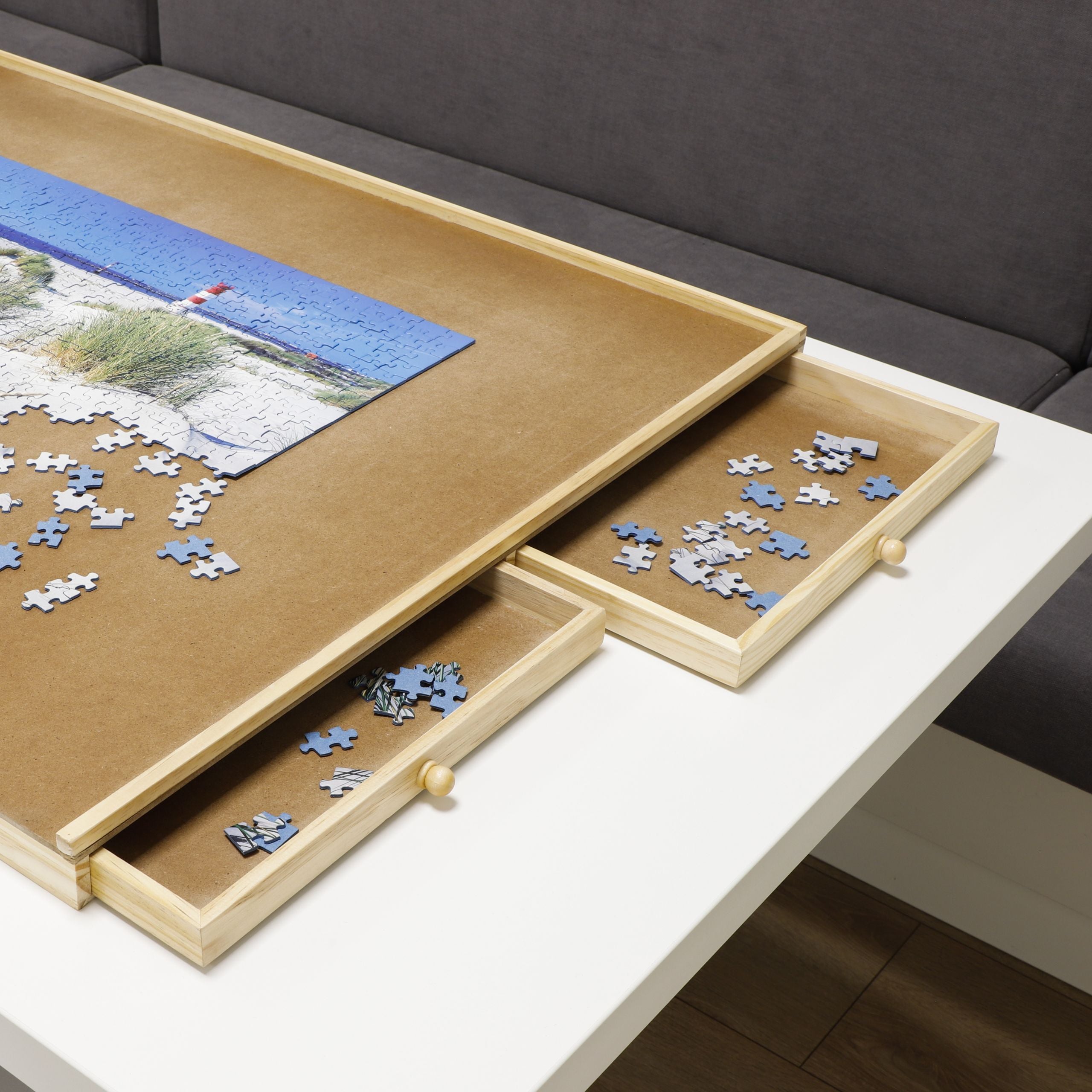 Puzzlebrett mit Auszügen aus Holz - 1500 Teile– Höfer Chemie GmbH
