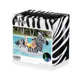 Pool Schwimmtier Zebra für Kinder mit LED-Licht