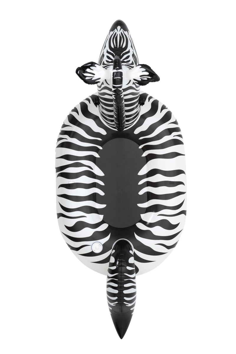 Pool Schwimmtier Zebra für Kinder mit LED-Licht