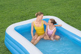 Bestway® Family Pool 305 x 183 x 56 cm, hellblau, eckig