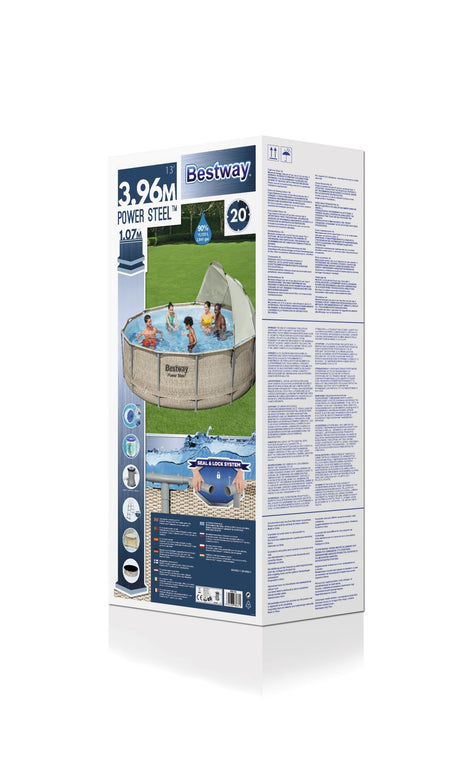 Power Steel™ 3,96m x 1,07m Pool Komplett-Set