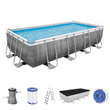 Power Steel™ Frame Pool Set 488 x 244 x 122 cm