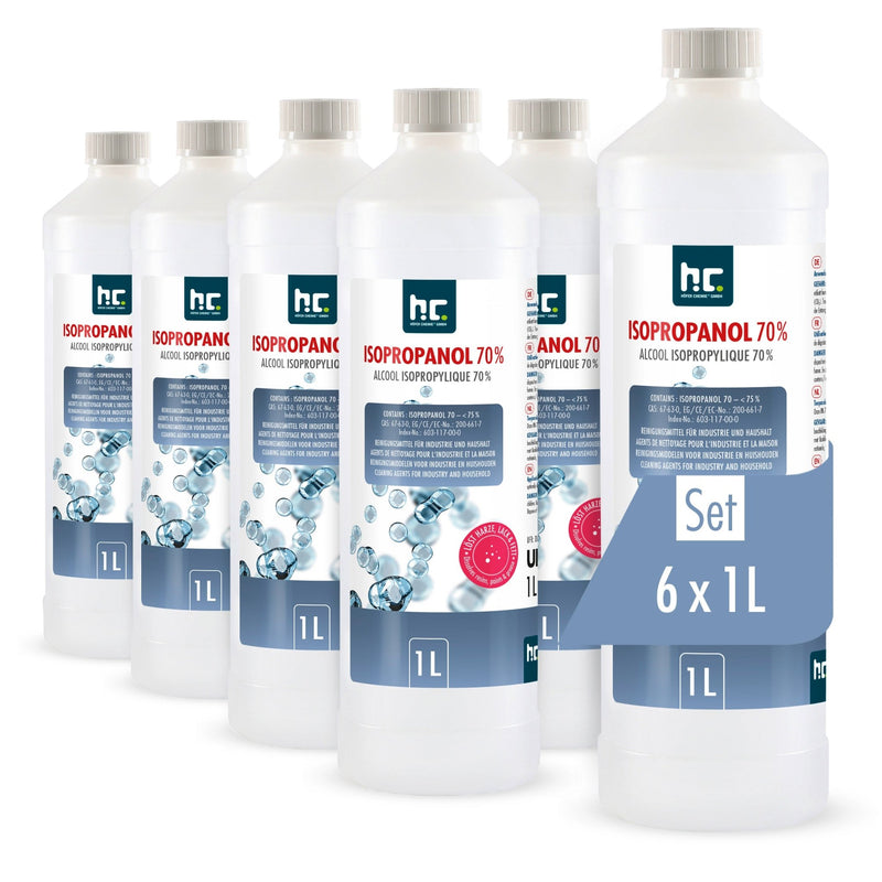 1 L Höfer Chemie® Isopropanol 70% in Flaschen - Höfer Chemie GmbH