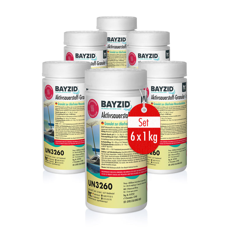 1 kg BAYZID® Aktivsauerstoff Granulat für Pools