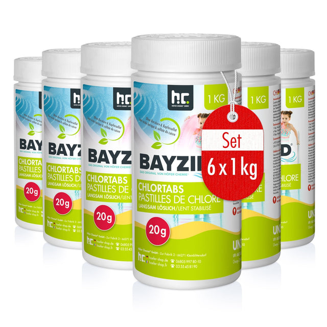 1 kg BAYZID® Chlortabs 20g langsam löslich - Höfer Chemie GmbH