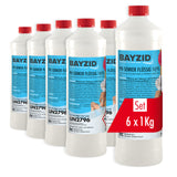 1 kg BAYZID® pH Minus vloeistof 14,9% voor zwembaden in flessen