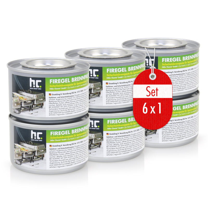 200g FLAMBIOL® Brennpaste zum Warmhalten von Speisen