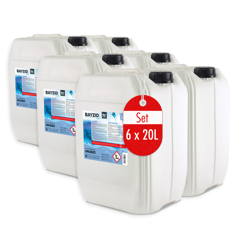 20 L BAYZID® Algizid Algenverhütung für Pools in Kanister