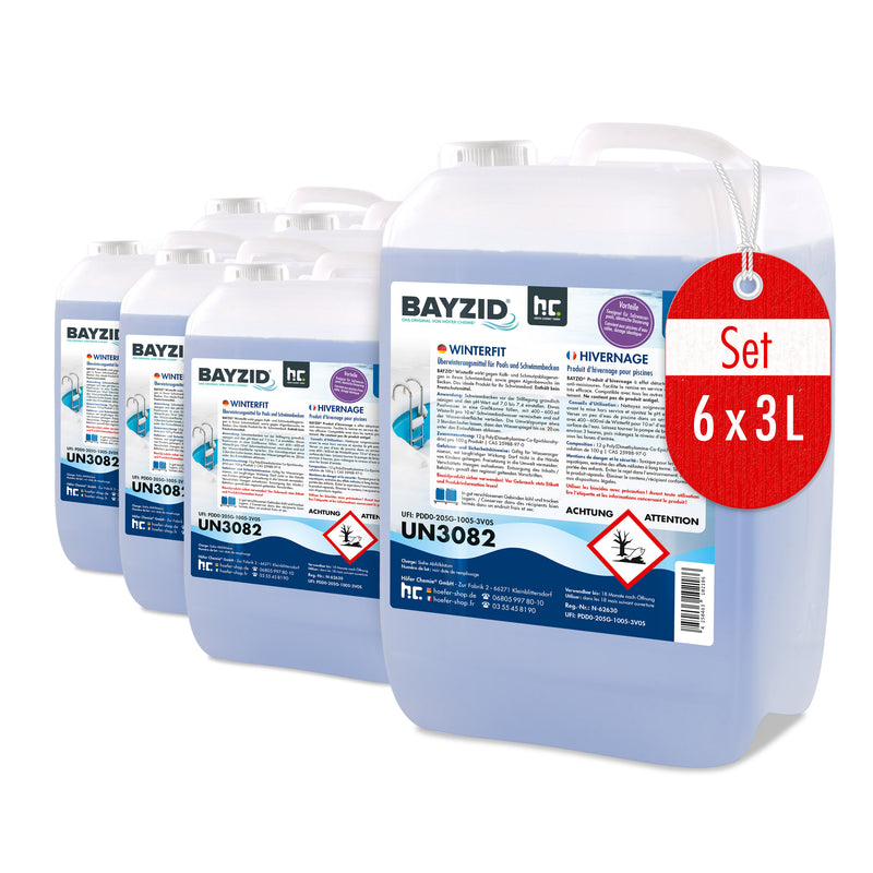 3 L BAYZID® Winterfit Überwinterungsmittel für Pools in Kanister