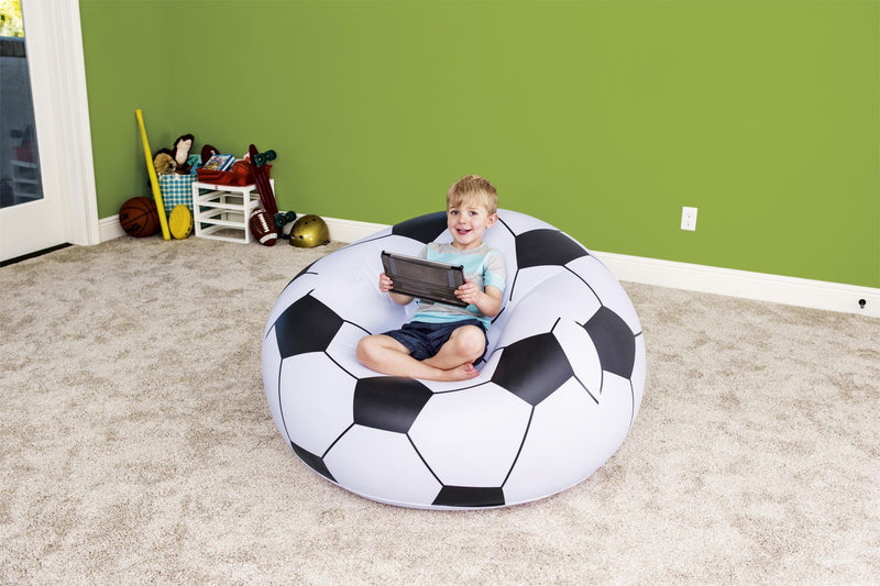 Bestway® Beanless™ Luftsessel Fußball 114 x 112 x 66 cm