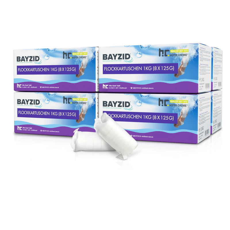 1 kg BAYZID® Flockkartusche für Pools - Höfer Chemie GmbH