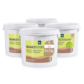 5 kg Premium Quarzsand Filtersand 0,4 - 0,8 mm - Höfer Chemie GmbH