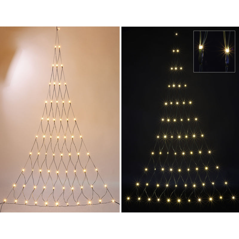 LED Lichternetz Adventsbeleuchtung - Tannenbaum