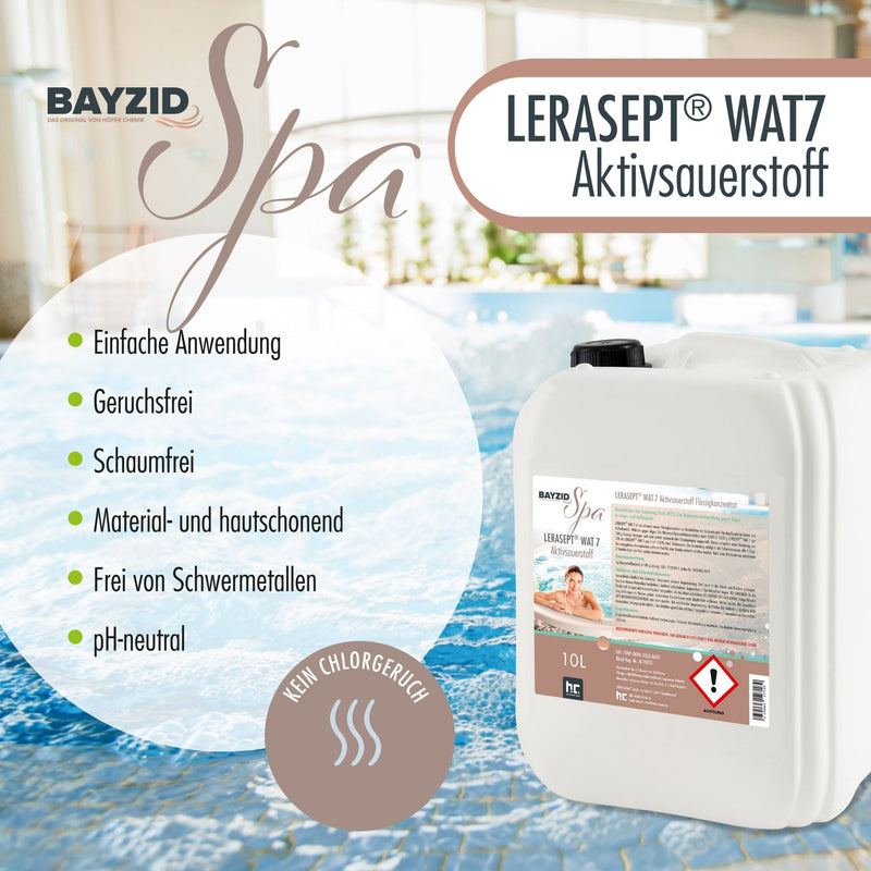 10 L SPA Lerasept® WAT7 Aktivsauerstoff - Höfer Chemie GmbH